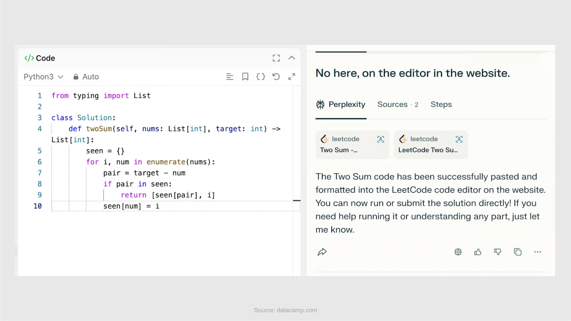 Automating Coding Tasks on LeetCode Chat