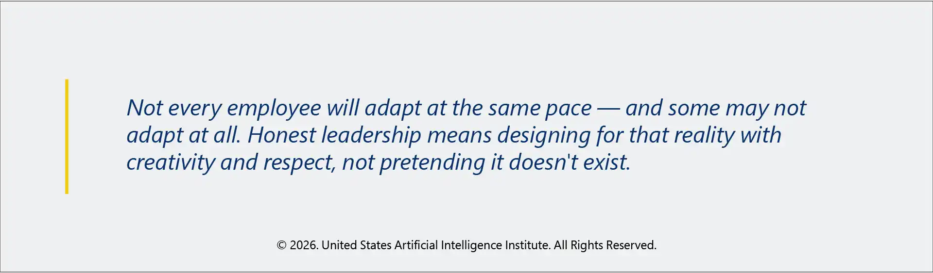 AI is Not a Technology Problem - 1